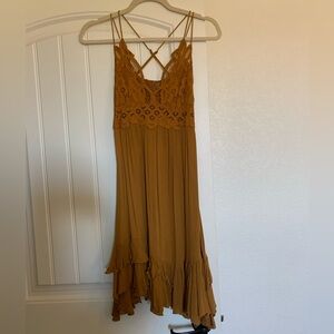 Free People Adella Slip Dress